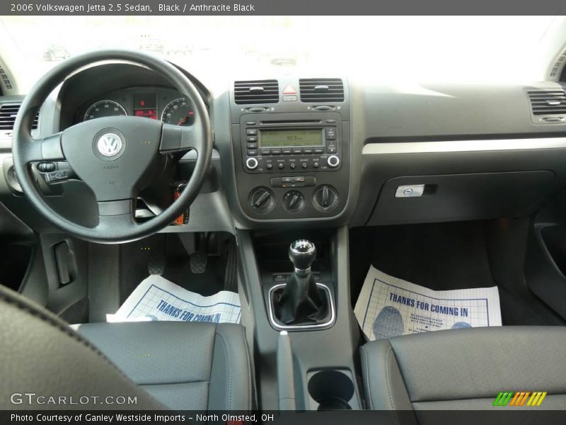 Black / Anthracite Black 2006 Volkswagen Jetta 2.5 Sedan