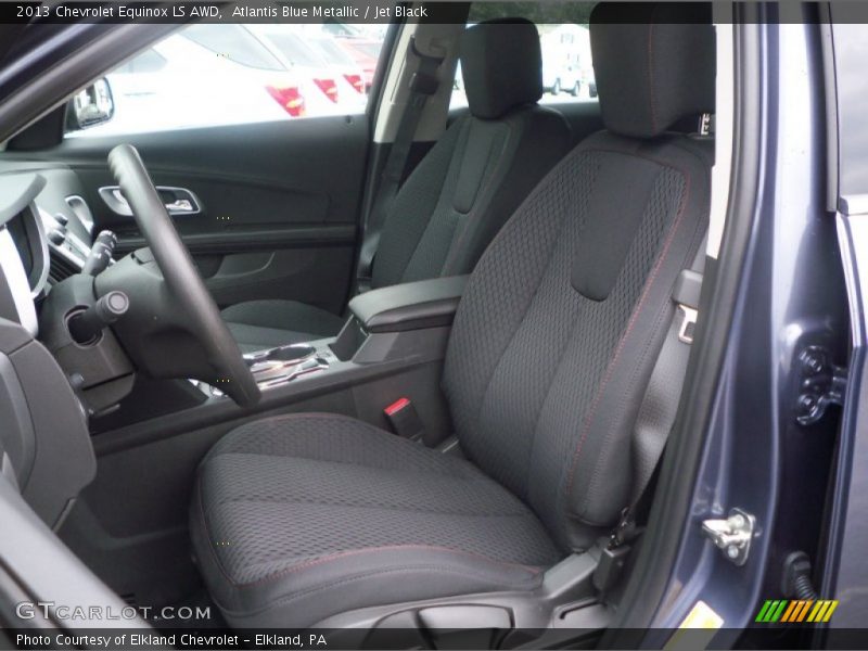 Atlantis Blue Metallic / Jet Black 2013 Chevrolet Equinox LS AWD