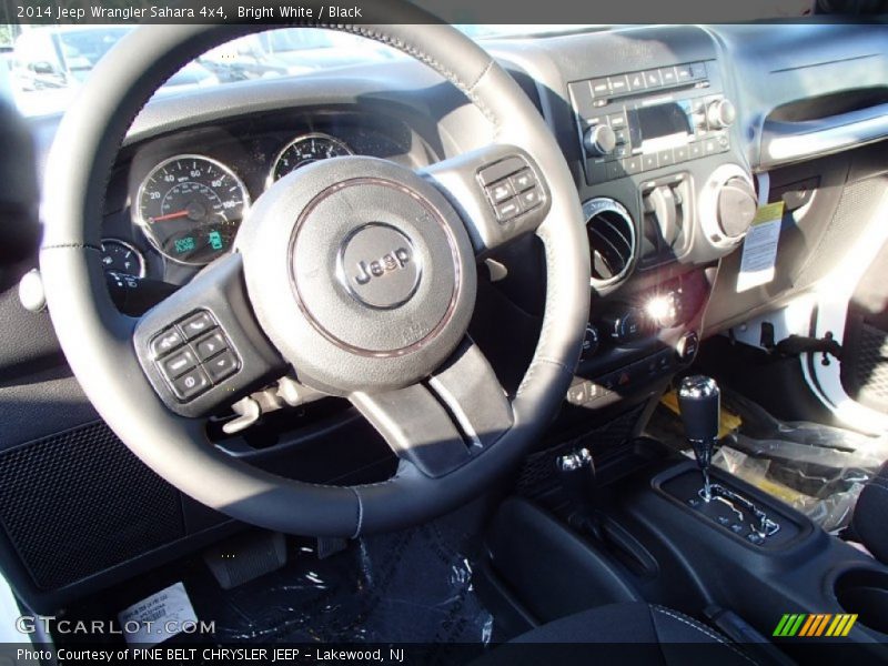 Bright White / Black 2014 Jeep Wrangler Sahara 4x4