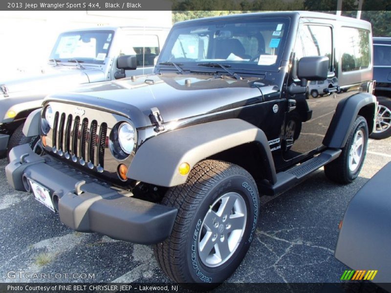 Black / Black 2013 Jeep Wrangler Sport S 4x4