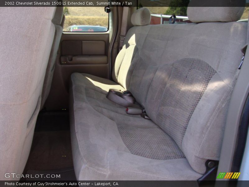 Summit White / Tan 2002 Chevrolet Silverado 1500 LS Extended Cab