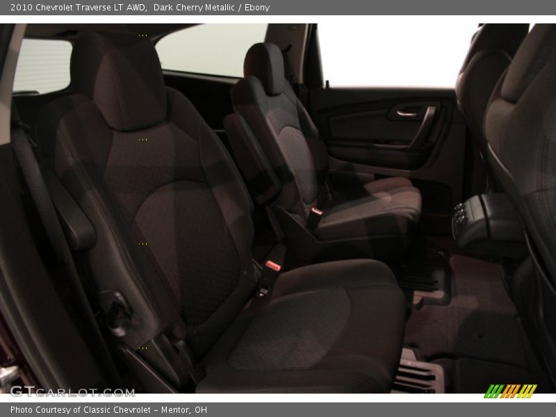 Dark Cherry Metallic / Ebony 2010 Chevrolet Traverse LT AWD