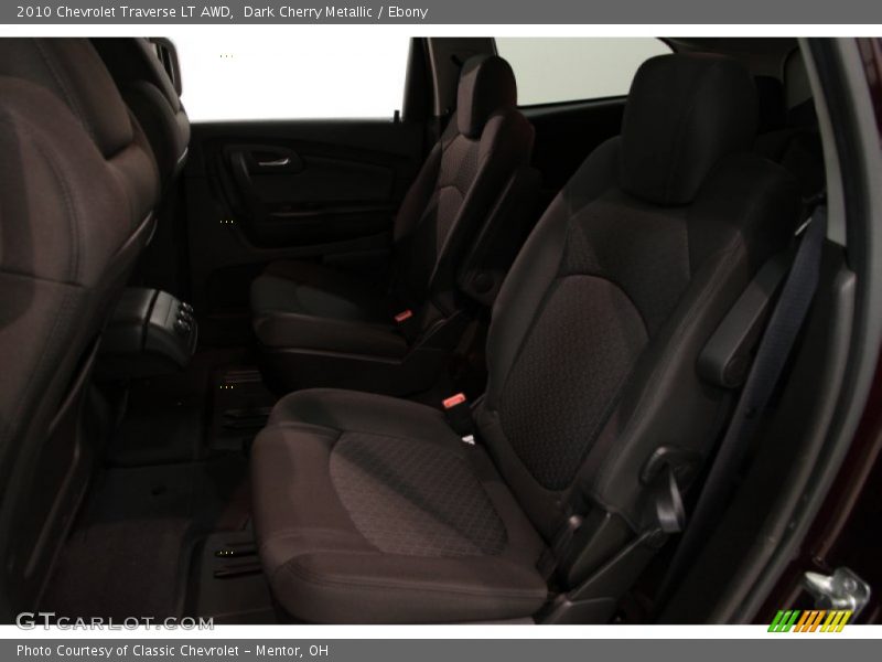 Dark Cherry Metallic / Ebony 2010 Chevrolet Traverse LT AWD