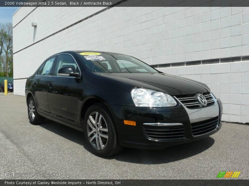 Black / Anthracite Black 2006 Volkswagen Jetta 2.5 Sedan