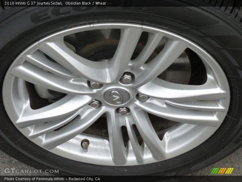 Obsidian Black / Wheat 2010 Infiniti G 37 Journey Sedan