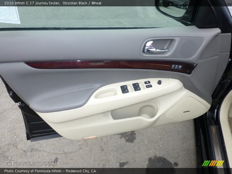 Obsidian Black / Wheat 2010 Infiniti G 37 Journey Sedan