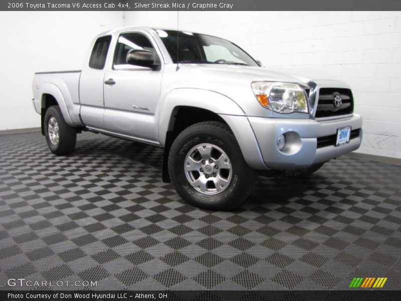 Silver Streak Mica / Graphite Gray 2006 Toyota Tacoma V6 Access Cab 4x4
