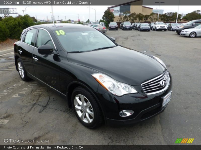 Black Obsidian / Graphite 2010 Infiniti EX 35 Journey AWD