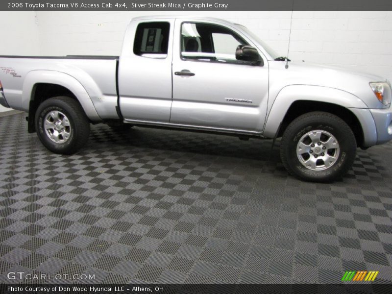 Silver Streak Mica / Graphite Gray 2006 Toyota Tacoma V6 Access Cab 4x4
