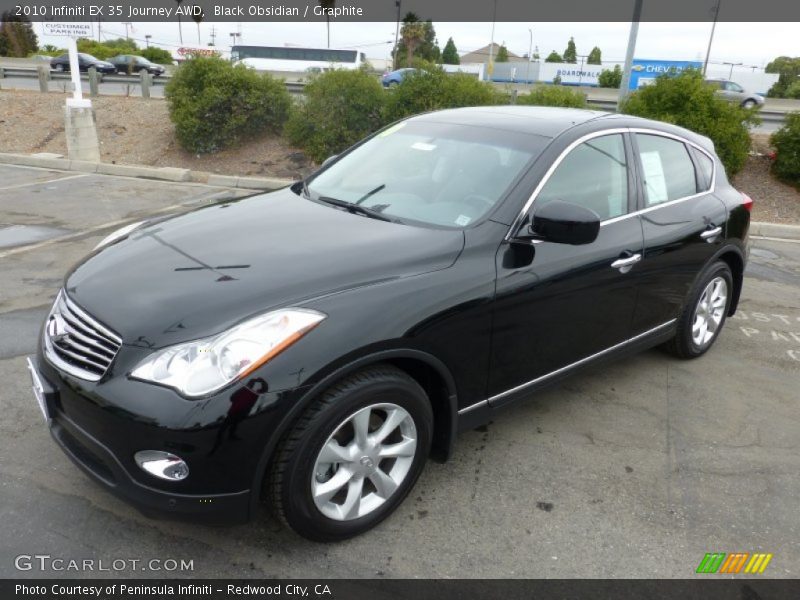 Black Obsidian / Graphite 2010 Infiniti EX 35 Journey AWD