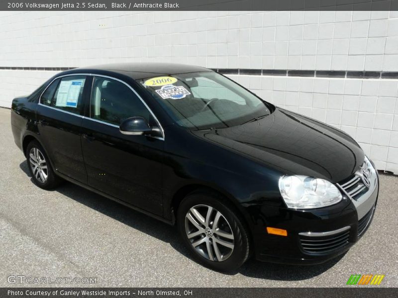 Black / Anthracite Black 2006 Volkswagen Jetta 2.5 Sedan