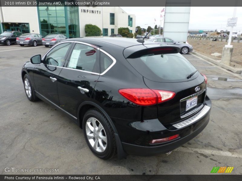 Black Obsidian / Graphite 2010 Infiniti EX 35 Journey AWD
