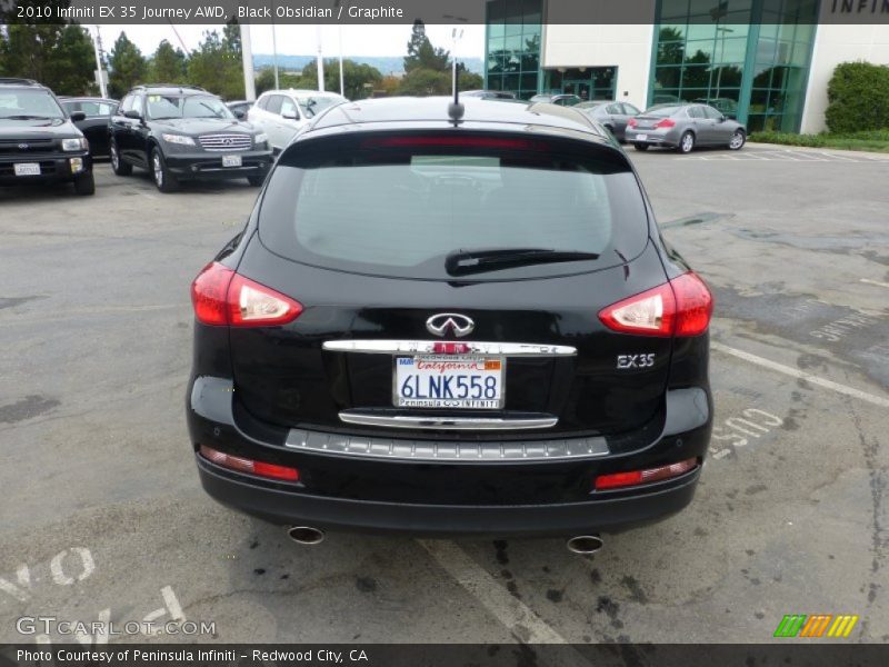 Black Obsidian / Graphite 2010 Infiniti EX 35 Journey AWD