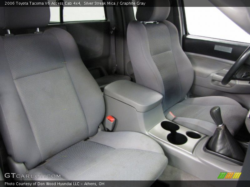 Silver Streak Mica / Graphite Gray 2006 Toyota Tacoma V6 Access Cab 4x4