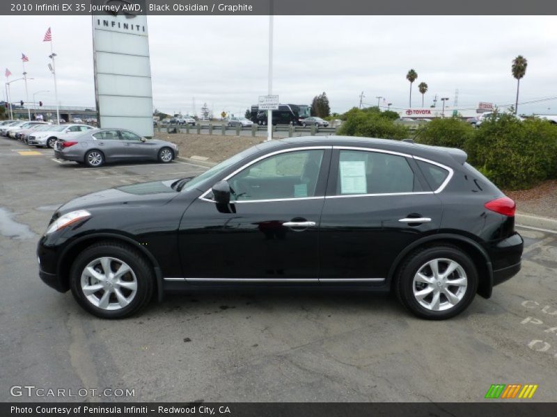 Black Obsidian / Graphite 2010 Infiniti EX 35 Journey AWD