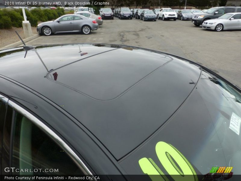 Black Obsidian / Graphite 2010 Infiniti EX 35 Journey AWD