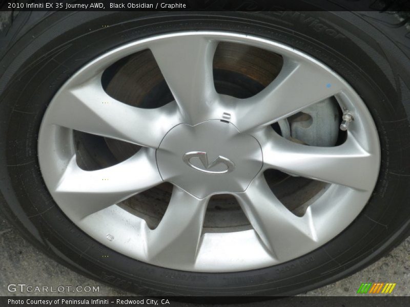 Black Obsidian / Graphite 2010 Infiniti EX 35 Journey AWD