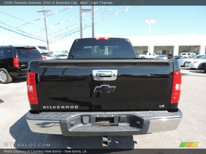 Black / Dark Titanium 2008 Chevrolet Silverado 1500 LS Extended Cab