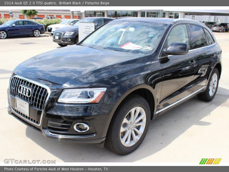 Brilliant Black / Pistachio Beige 2014 Audi Q5 2.0 TFSI quattro