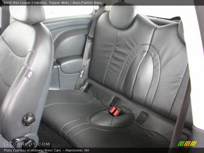 Pepper White / Black/Panther Black 2006 Mini Cooper S Hardtop
