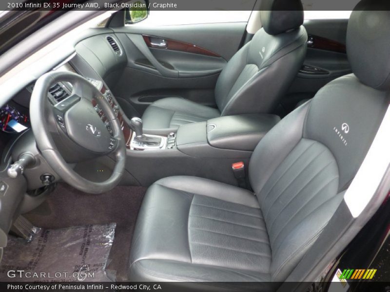 Black Obsidian / Graphite 2010 Infiniti EX 35 Journey AWD