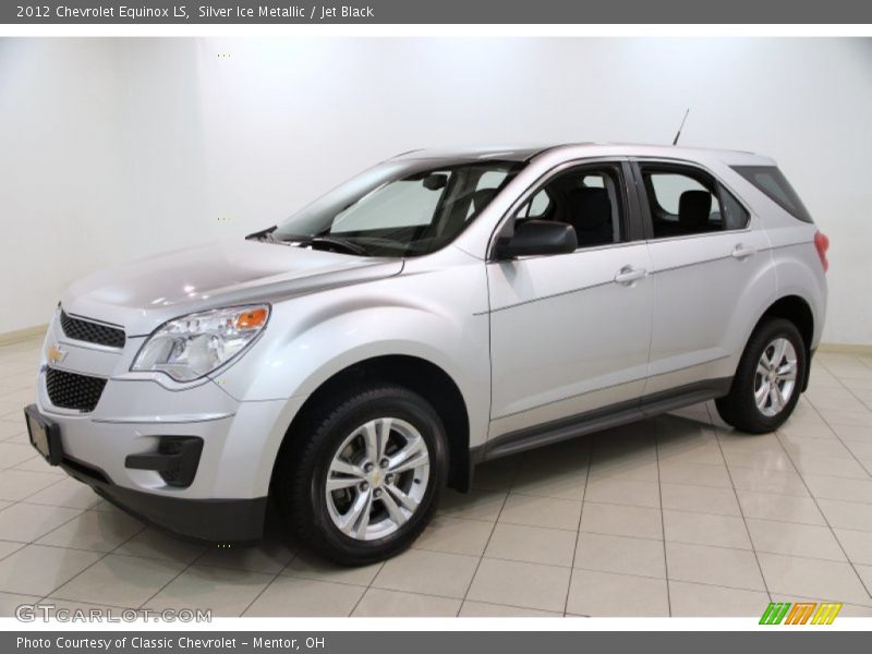Silver Ice Metallic / Jet Black 2012 Chevrolet Equinox LS