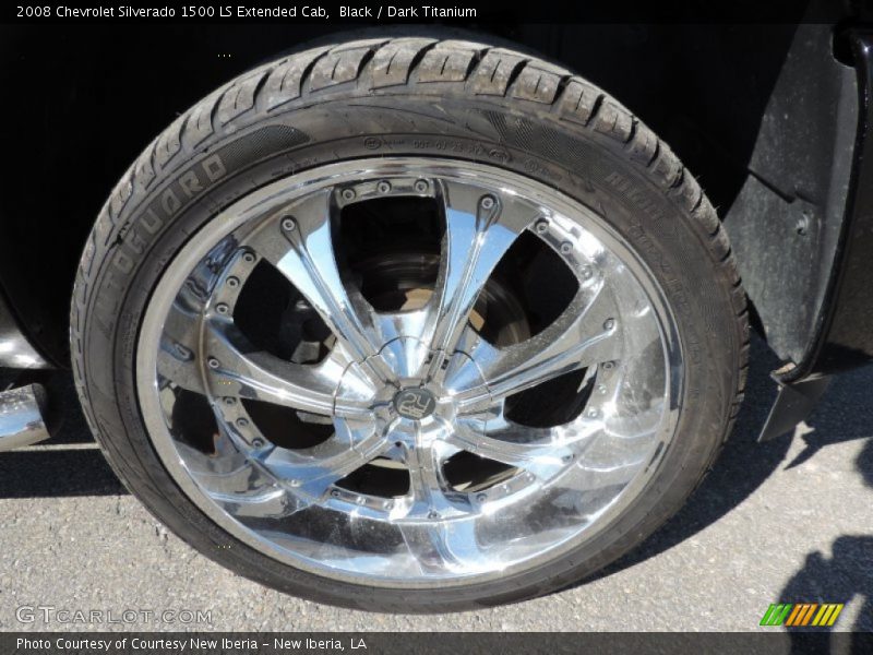 Black / Dark Titanium 2008 Chevrolet Silverado 1500 LS Extended Cab