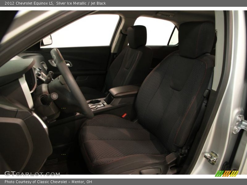 Silver Ice Metallic / Jet Black 2012 Chevrolet Equinox LS
