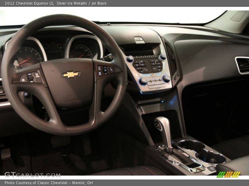 Silver Ice Metallic / Jet Black 2012 Chevrolet Equinox LS