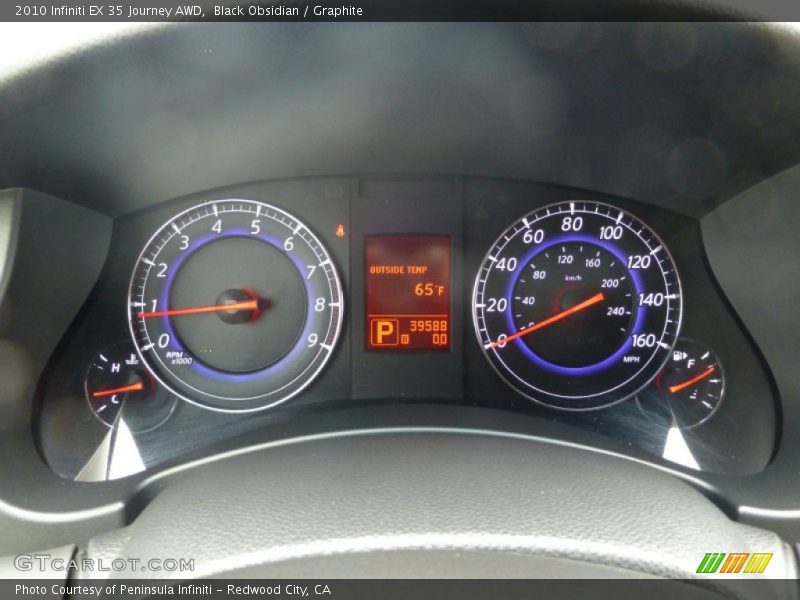 Black Obsidian / Graphite 2010 Infiniti EX 35 Journey AWD
