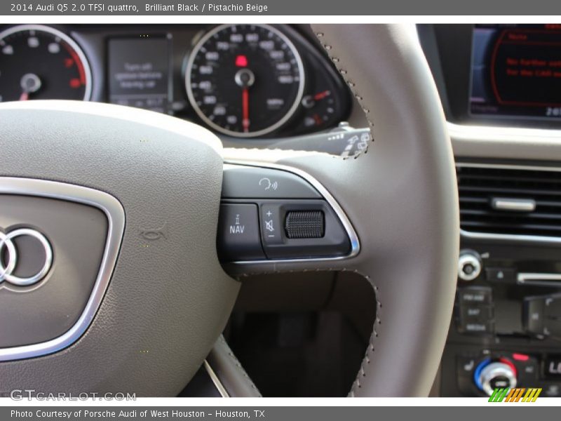 Brilliant Black / Pistachio Beige 2014 Audi Q5 2.0 TFSI quattro