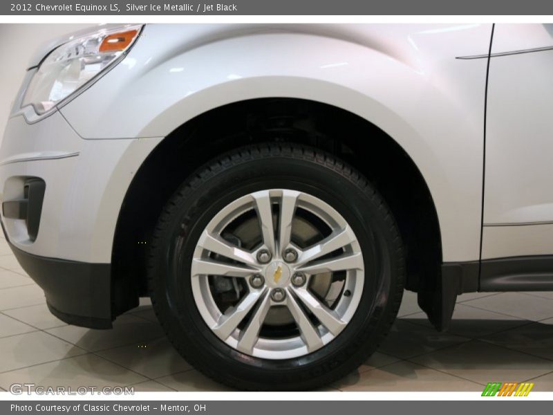 Silver Ice Metallic / Jet Black 2012 Chevrolet Equinox LS