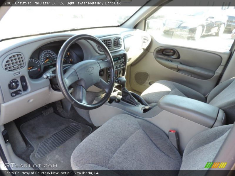 Light Pewter Metallic / Light Oak 2003 Chevrolet TrailBlazer EXT LS