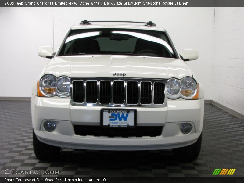 Stone White / Dark Slate Gray/Light Graystone Royale Leather 2009 Jeep Grand Cherokee Limited 4x4