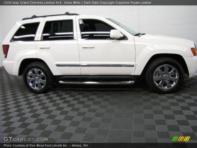 Stone White / Dark Slate Gray/Light Graystone Royale Leather 2009 Jeep Grand Cherokee Limited 4x4