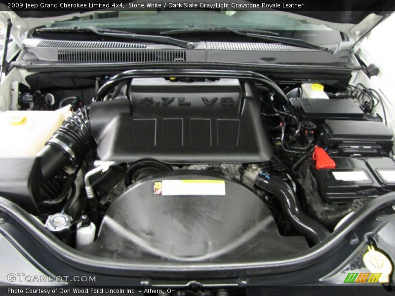 Stone White / Dark Slate Gray/Light Graystone Royale Leather 2009 Jeep Grand Cherokee Limited 4x4