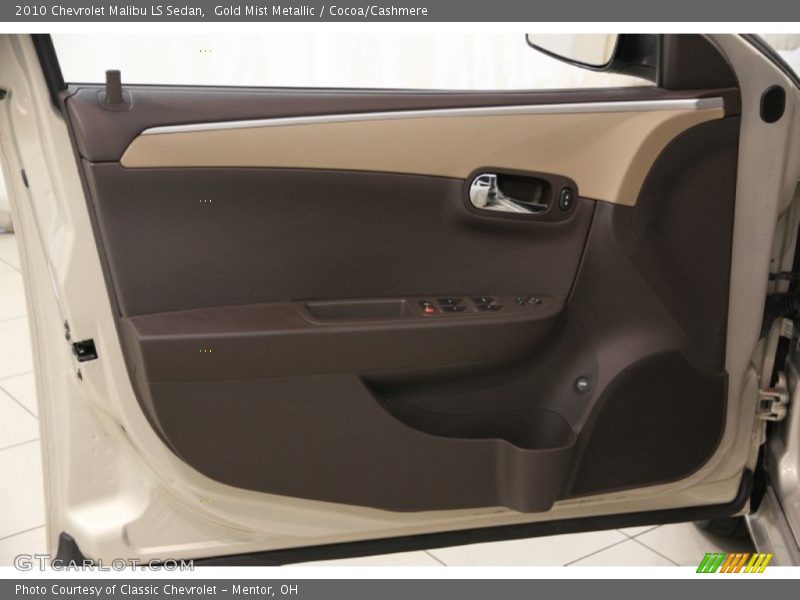 Gold Mist Metallic / Cocoa/Cashmere 2010 Chevrolet Malibu LS Sedan