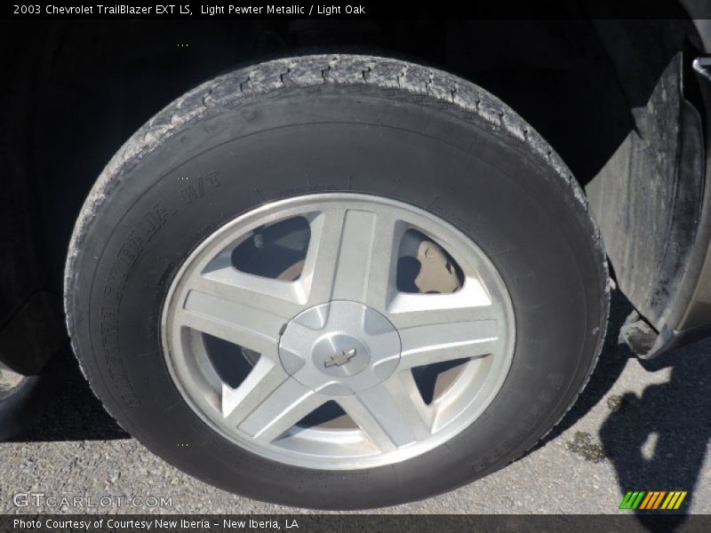 Light Pewter Metallic / Light Oak 2003 Chevrolet TrailBlazer EXT LS
