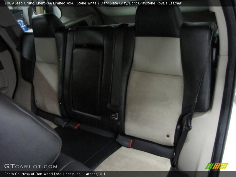 Stone White / Dark Slate Gray/Light Graystone Royale Leather 2009 Jeep Grand Cherokee Limited 4x4