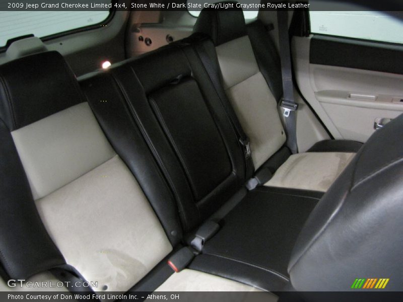 Stone White / Dark Slate Gray/Light Graystone Royale Leather 2009 Jeep Grand Cherokee Limited 4x4
