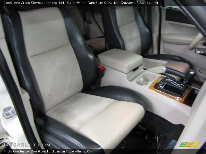 Stone White / Dark Slate Gray/Light Graystone Royale Leather 2009 Jeep Grand Cherokee Limited 4x4