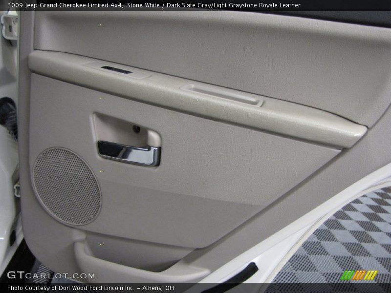 Stone White / Dark Slate Gray/Light Graystone Royale Leather 2009 Jeep Grand Cherokee Limited 4x4