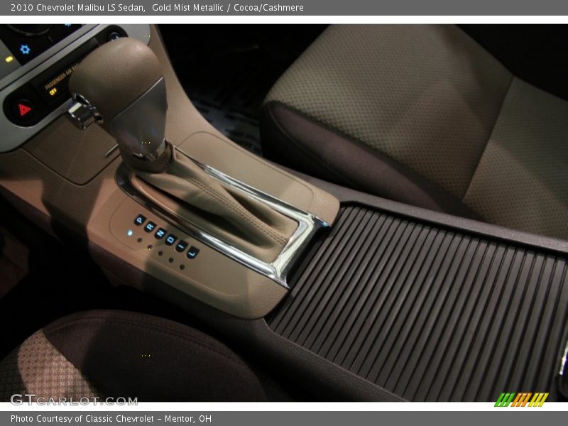 Gold Mist Metallic / Cocoa/Cashmere 2010 Chevrolet Malibu LS Sedan
