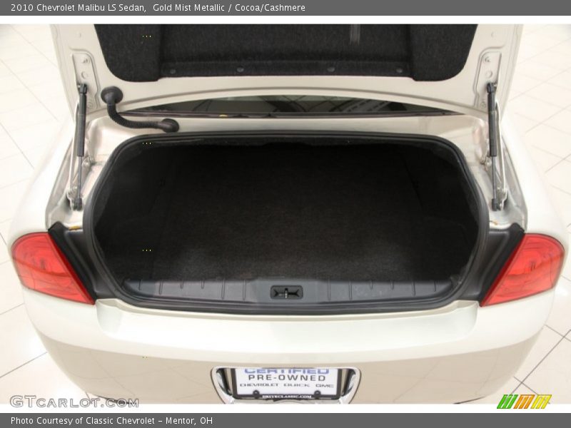 Gold Mist Metallic / Cocoa/Cashmere 2010 Chevrolet Malibu LS Sedan