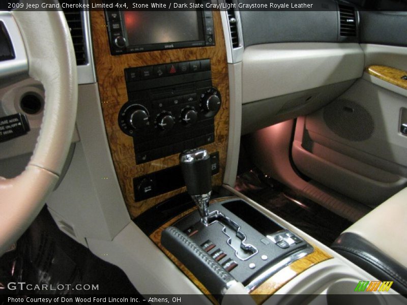 Stone White / Dark Slate Gray/Light Graystone Royale Leather 2009 Jeep Grand Cherokee Limited 4x4