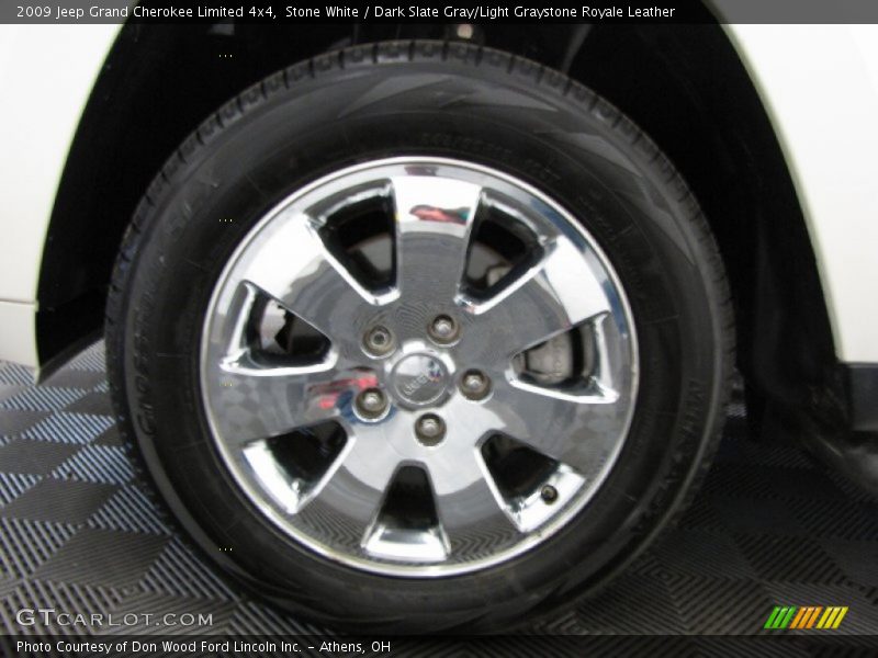 Stone White / Dark Slate Gray/Light Graystone Royale Leather 2009 Jeep Grand Cherokee Limited 4x4