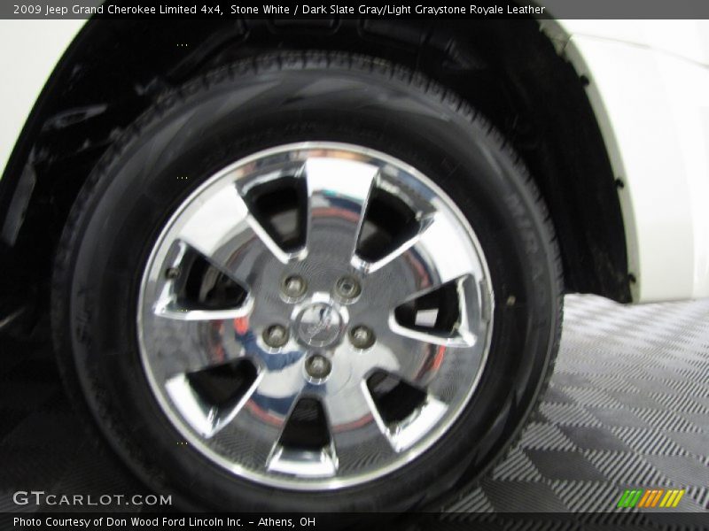 Stone White / Dark Slate Gray/Light Graystone Royale Leather 2009 Jeep Grand Cherokee Limited 4x4