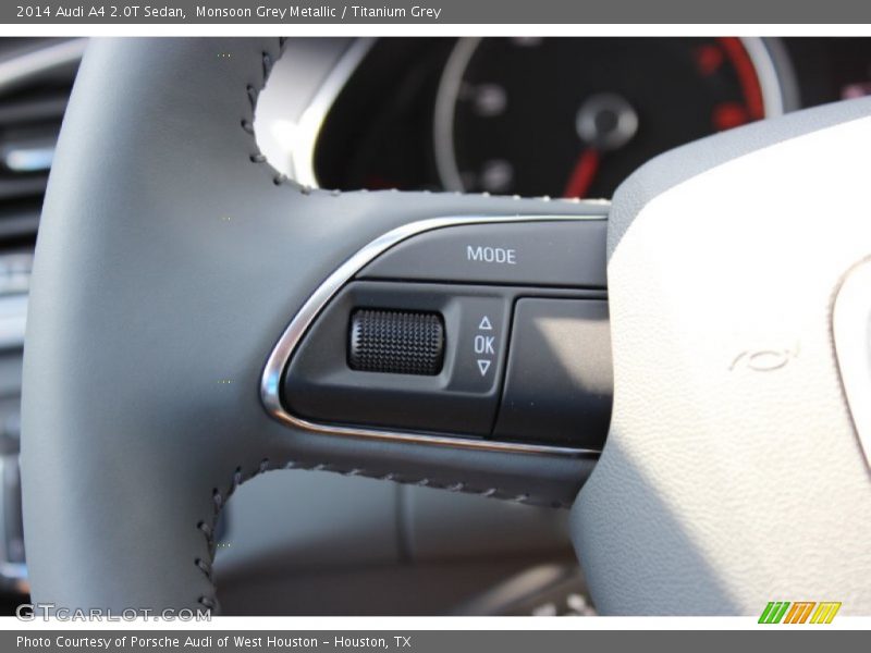 Monsoon Grey Metallic / Titanium Grey 2014 Audi A4 2.0T Sedan