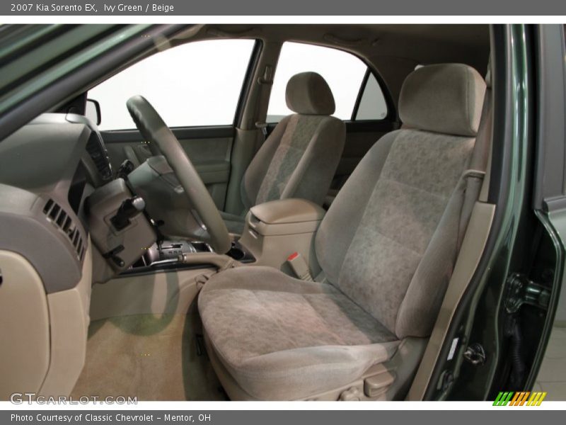Ivy Green / Beige 2007 Kia Sorento EX