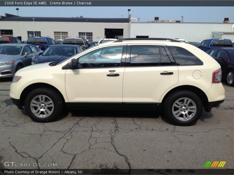 Creme Brulee / Charcoal 2008 Ford Edge SE AWD